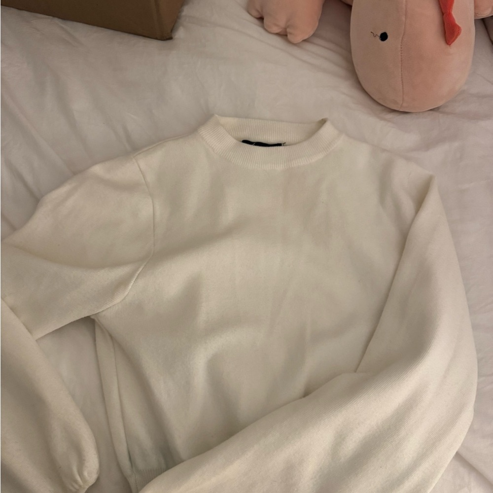 Olivaceous Cream Turtleneck Sweater